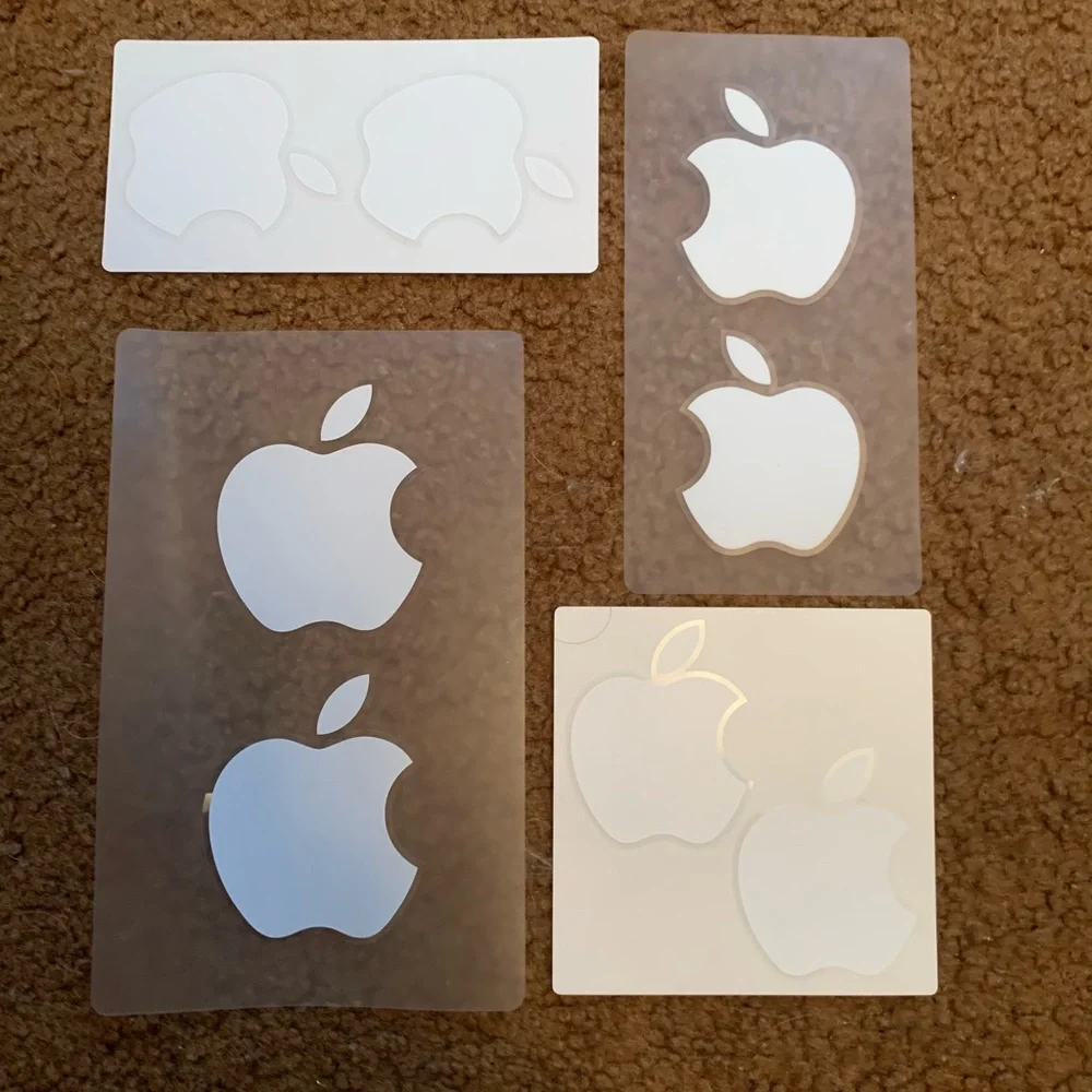 Assorted Brand Logo Sticker Pack - White, Blue, Black, Green, Orange